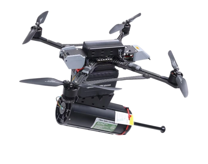 Fiber Optic FPV Drone Long-Range Surveillance