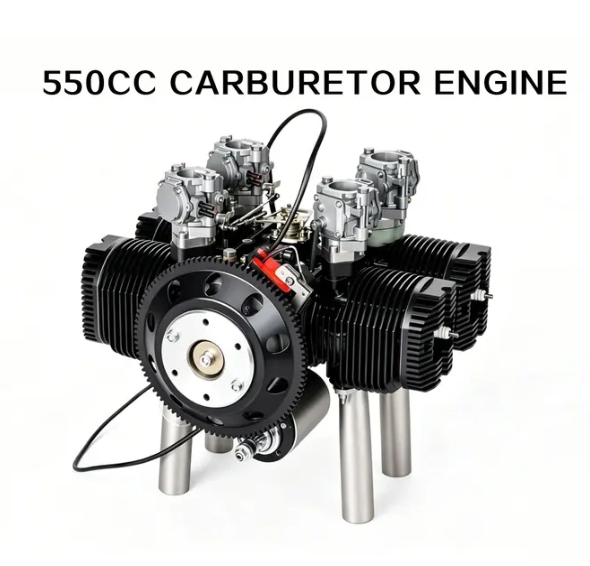 K550cc Two-Stroke Engine